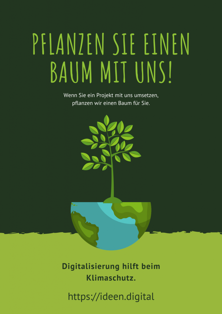 Gruen Illustration Umweltschutz Poster 724x1024 - Buchungssystem