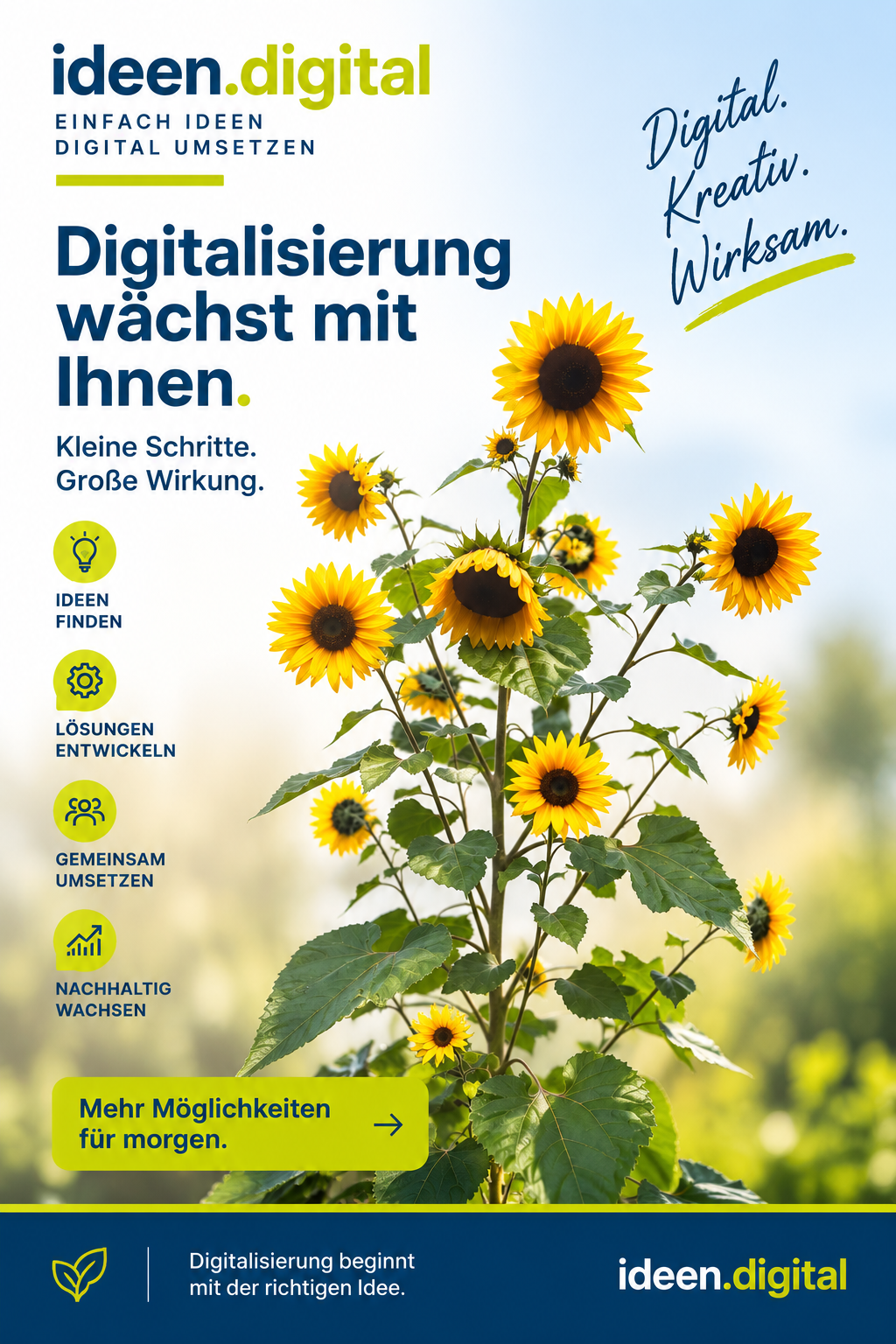 ideen digital sonnenblume 3 - Startseite
